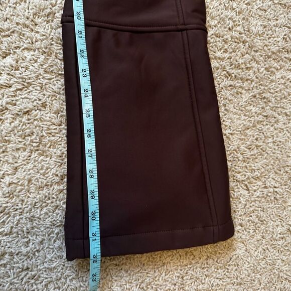 Halfdays Isabel Soft Shell Bib Pant Ski Small Waterproof Brown Spiked Cocoa - Picture 9 of 13